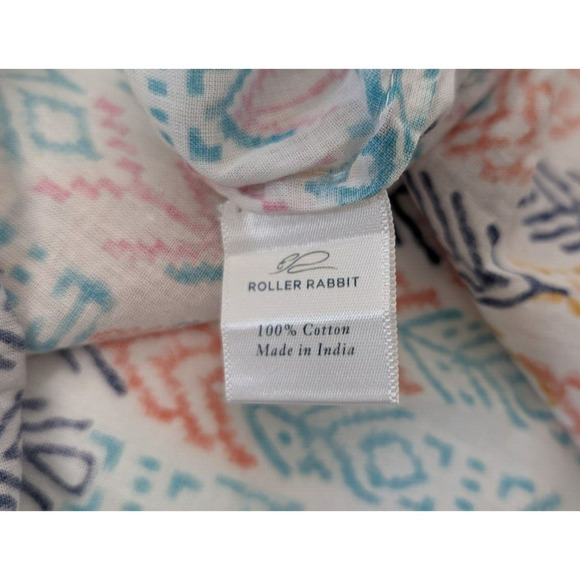 Roberta Roller Rabbit Arles Shirt TUNIC Blue White XS top NWT - Picture 8 of 12